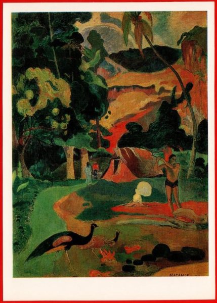 Картины поля Гогена Павлины