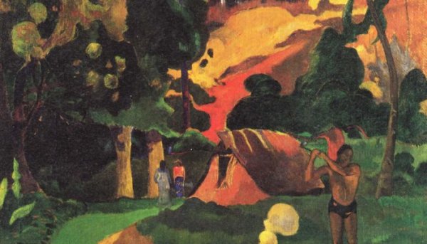 Поль Гоген пейзаж близ Арли