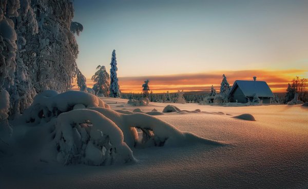 Кольский полуостров зима