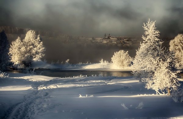 Зима в Сибири