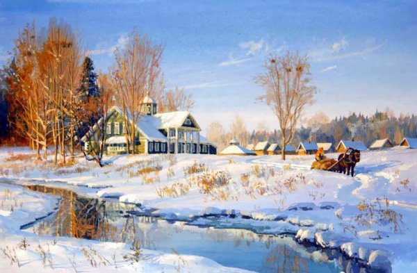 Русский художник Владимир Юрьевич Жданов пейзажи