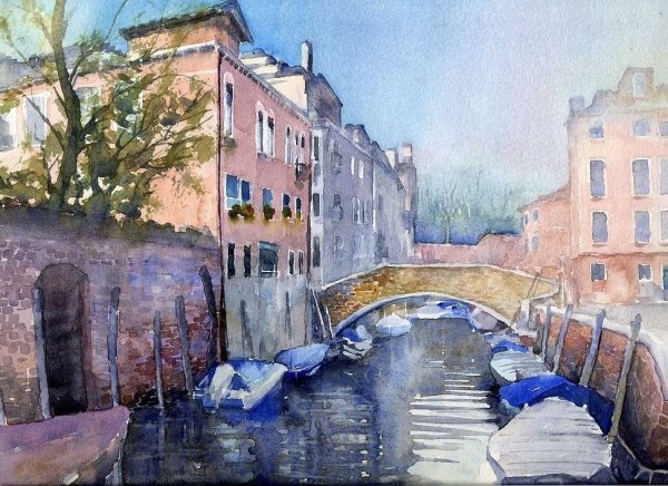 Миядзаки акварель