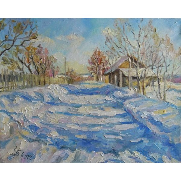 Грабарь зимний пейзаж