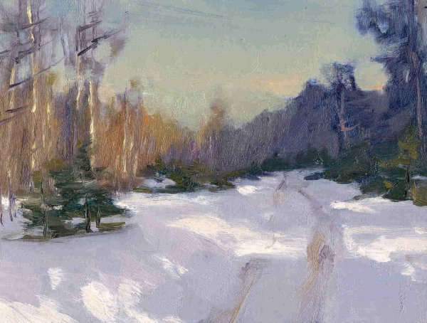 Шишко живопись импрессионистов зима
