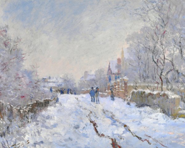 Клод Моне снег в аржантёе