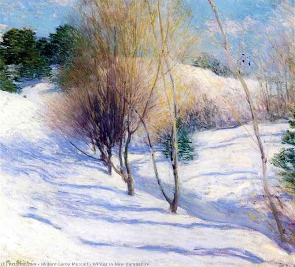Willard Leroy Metcalf зима