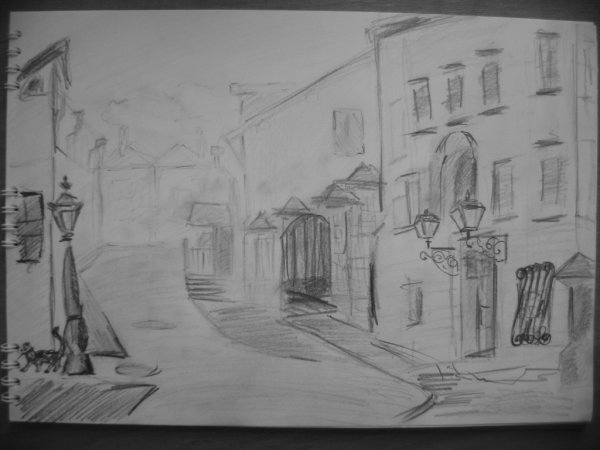 Город карандашом