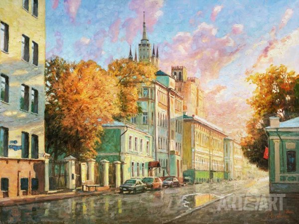 Художник Игорь Разживин пейзажи Москвы