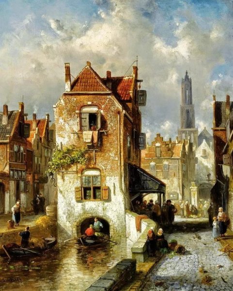 Cornelis Springer картины
