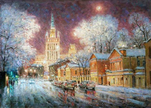 Художник Игорь Разживин. Москва