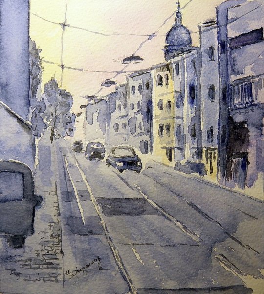 Пленэр гризайль