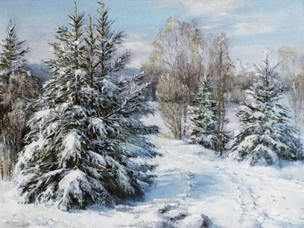 Панов Эдуард Порфирьевич Сибирь зима