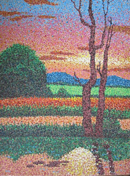 Живописная техника пуантилизм