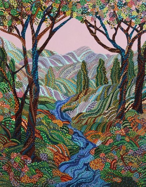 Точечная живопись Эрики Похибовой-Джонсон
