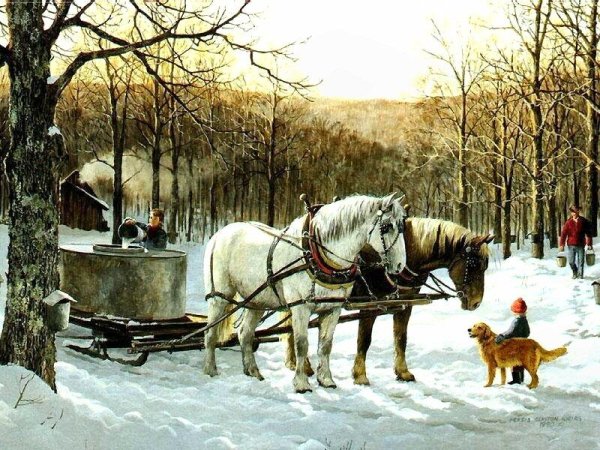 Persis Clayton Weirs зима картины