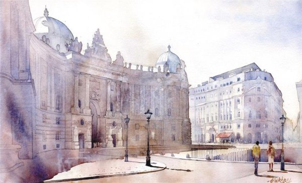 Гжегож Врубель акварель