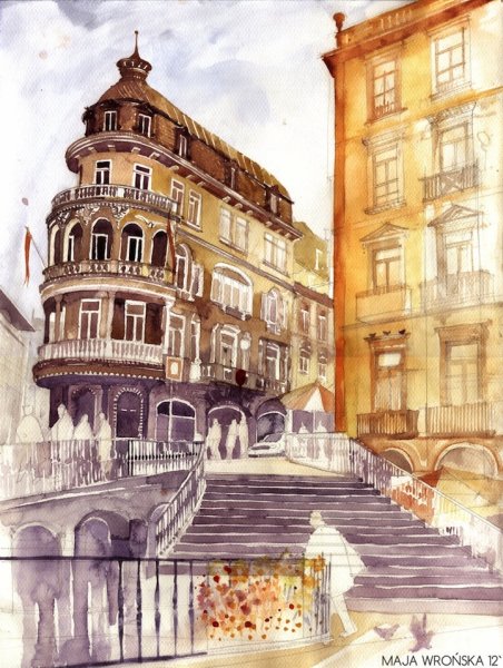 Майя Вронская акварель