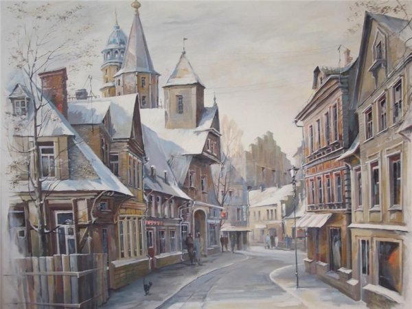 Художник Александр Стародубов Булгаковская Москва