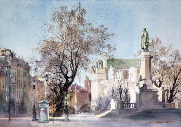 Майкл Орловский акварель