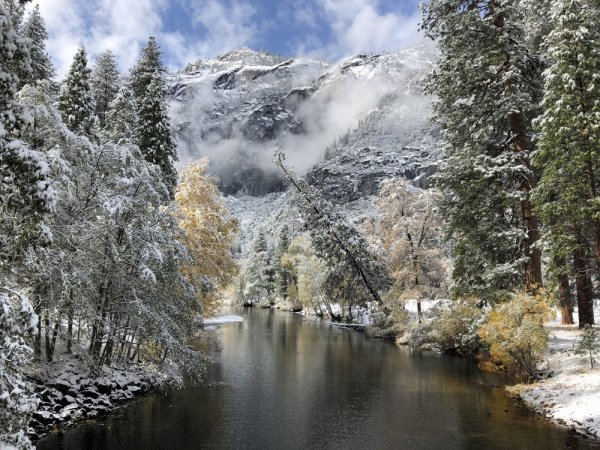 Красивые зимние пейзажи обои