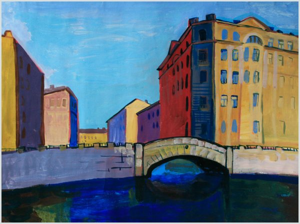 Композиция городской пейзаж