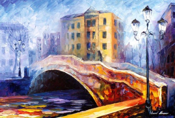 Леонид Афремов картины Питер