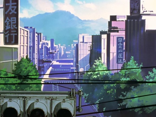 Евангелион Эстетика пейзаж