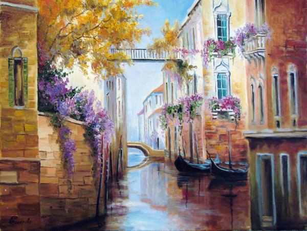 Светлана Грохотова картины Венеция
