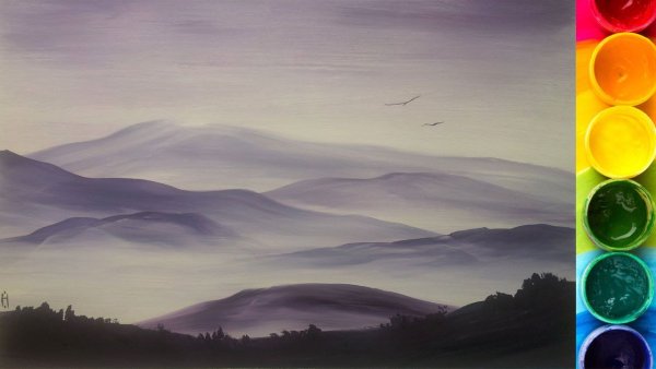 Ахроматические цвета в пейзаже