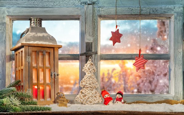 Новогодние окна