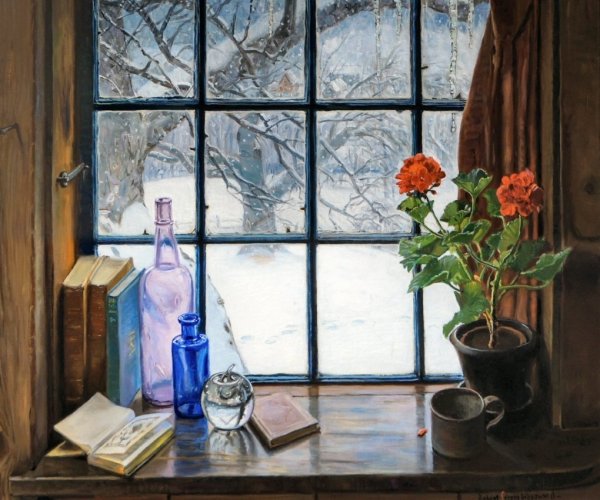 Randy van Beek картины зима