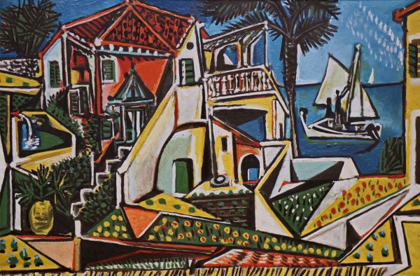 Пабло Пикассо Средиземноморский пейзаж 1952