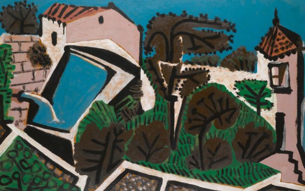 Пабло Пикассо Средиземноморский пейзаж 1952