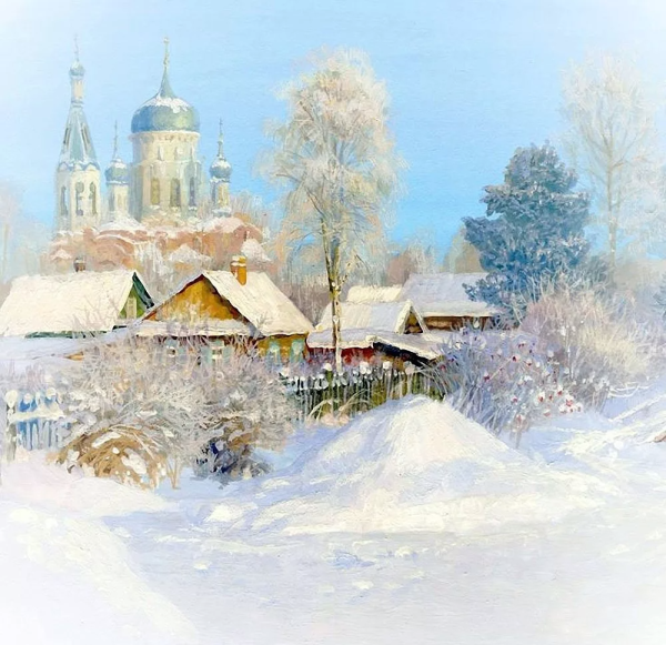 Художник Жданов Владимир Юрьевич зима