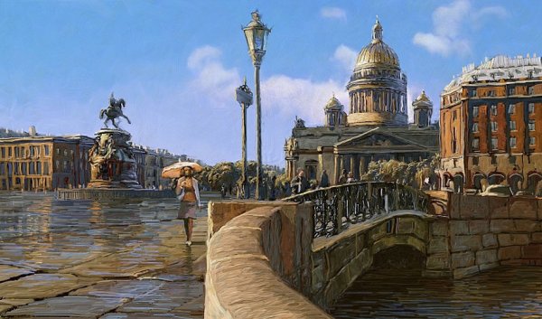 Картины Набережные Петербурга Руслана Смородинова