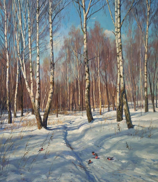 Брусилов Станислав Александрович зимний пейзаж