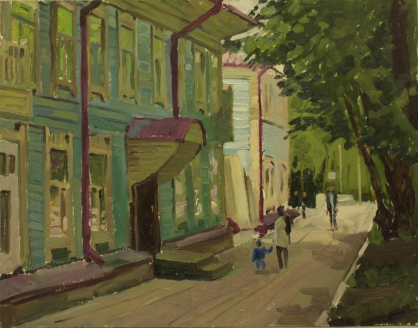 Композиция городской пейзаж