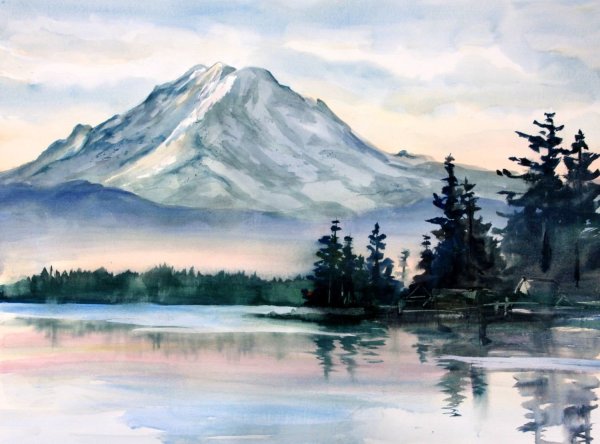 Пейзаж рисунок