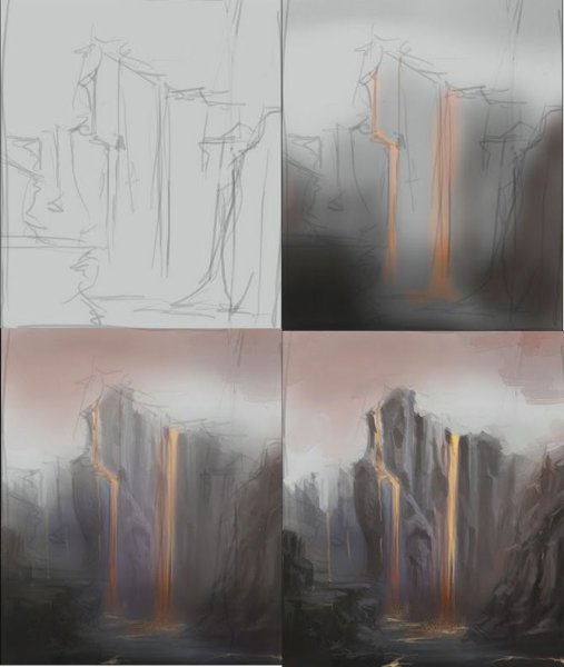 Туториалы по рисованию пейзажа