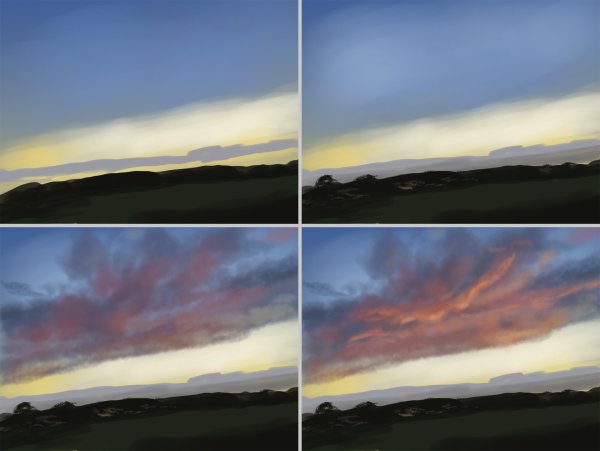 Туториалы по рисованию природы