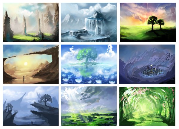 Природа арт туториал