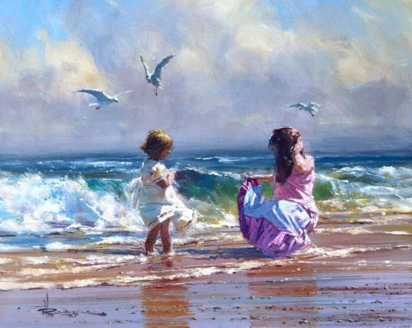 Картины Владимира Волегова море