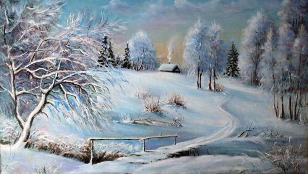 Зимнее панно