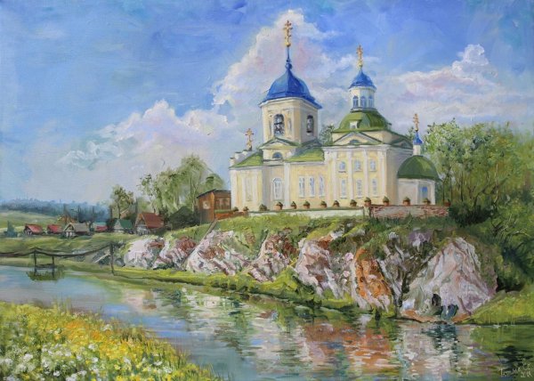 Михаил Сатаров храм у реки