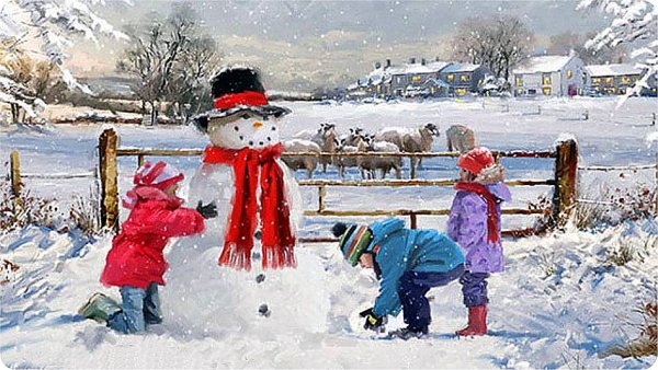 Художник Ричард Макнейл зима