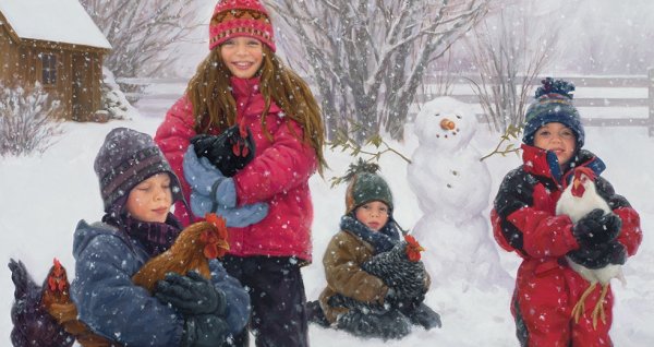 Роберт Дункан живопись зима