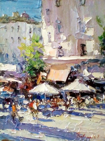 Константин Коровин ночной Париж