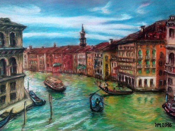 Таткина пастель пейзаж