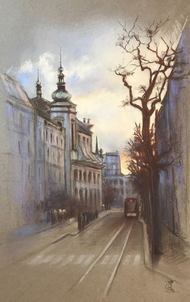 Пастели Ирины Климовой города