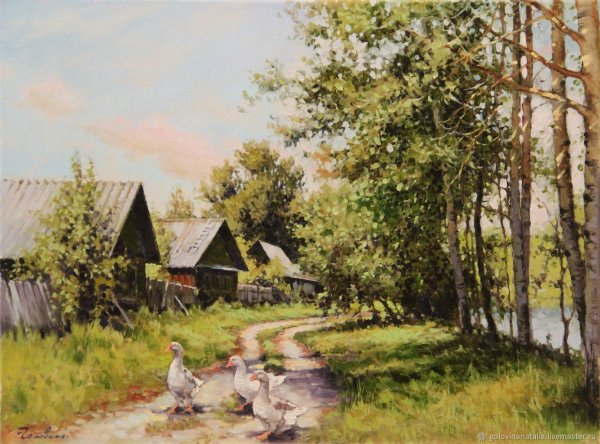 Епишин художник деревенский пейзаж